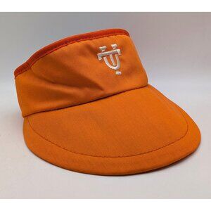 Vintage 1980’s Tennessee Volunteers Vols Orange Visor Hat UT VTG Retro Sun Shade
